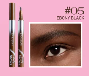 Lápiz de cejas líquido Handaiyan impermeable de larga duración maquillaje natural