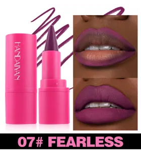 Matte lip liner detail showing precise pointed tip and waterproof long-lasting rich color texture.