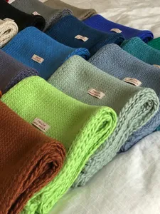 Dicker weicher Strickschal Winter warm gemütlich koreanischer Stil einfarbiger Schal