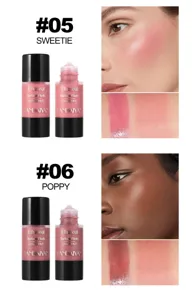 HANDAIYAN Liquid Blush Press Type Shimmer Face Tint Makeup #05 #06 Natural Long Lasting