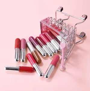 Matte capsule lip gloss set long lasting waterproof portable mini lipstick makeup kit collection