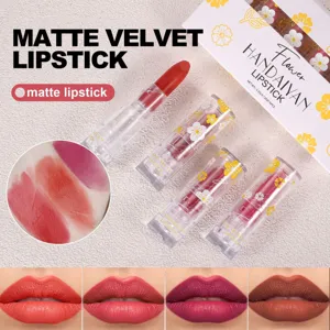 Handaiyan matte velvet lipstick set 6pcs long lasting waterproof moisturizing lip makeup.