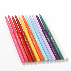 Colorful eyeliner gel pencil set waterproof matte long lasting smooth eye makeup tools