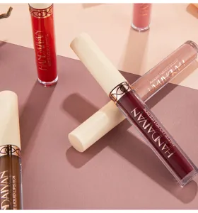Set rossetto liquido opaco HANDAIYAN, lucidalabbra a lunga tenuta impermeabile.