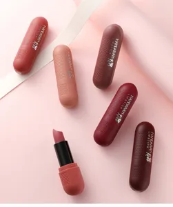 Set rossetto opaco a capsula Handaiyan, lucidalabbra effetto velluto morbido a lunga tenuta.