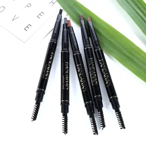 Handaiyan 5-color dual-ended automatic eyebrow pencil set with brush waterproof makeup tool.