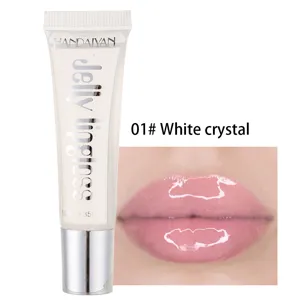 Handaiyan brillant à lèvres gelée cristal 01 White hydratant miroir huile à lèvres 10ml