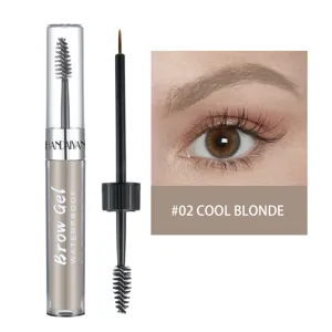 HANDAIYAN wasserfester flüssiger Augenbrauengel mit Pinsel, langlebiges Make-up 02.