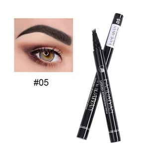 Matita per sopracciglia liquida HANDAIYAN a 4 punte, trucco microblading waterproof tonalità 05.