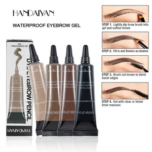 Handaiyan wasserdichtes Augenbrauengel langanhaltende flüssige Augenbrauencreme 4er Set.