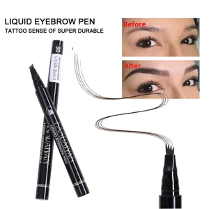 Matita per sopracciglia liquida Handaiyan a quattro punte, trucco microblading impermeabile tonalità 05