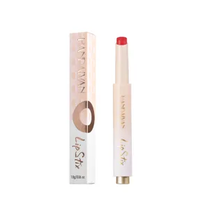 Lipstick penna sottile Handaiyan lucido idratante con elegante confezione scatola esterna.