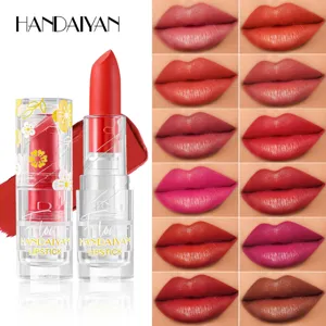 Rouge à lèvres mat velours 12 couleurs longue durée imperméable hydratant maquillage