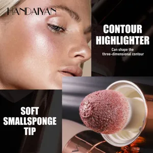 Handaiyan Contour Highlighter Stick Natuurlijke Glans Met Zachte Spons 8 Kleuren