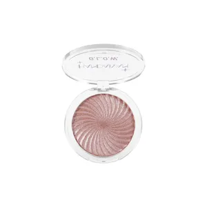 Handaiyan swirl highlighter powder palette with shimmering glow texture for face makeup.
