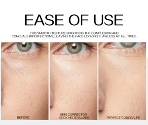 Professionale stick correttore per contouring a doppia testa per un trucco viso impeccabile.