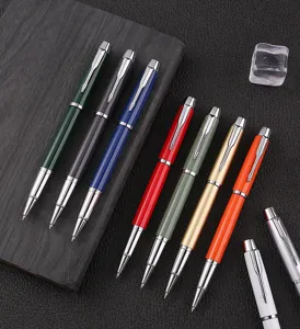 Set de bolígrafos de metal color Morandi oficina regalo de negocios escritura fluida