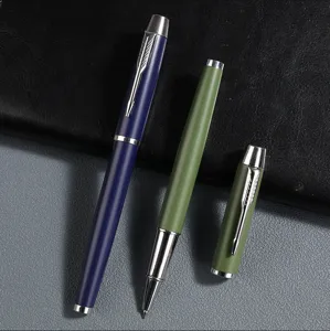 Conjunto de bolígrafo de gel de metal Morandi regalo de negocios de oficina rollerball