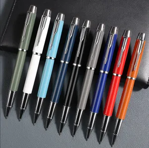 Morandi color metal boligrafos gel conjunto oficina negocios firma boligrafos al por mayor