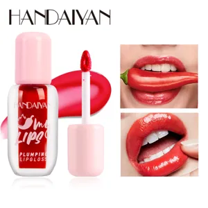 Gloss à Lèvres Miroir Aquatique Hydratant Longue Tenue Imperméable Liquide Rouge à Lèvres Repulpant Nacré Teinte à Lèvres Maquillage