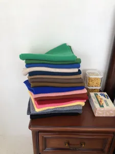 Bunte gestrickte Winter Wolle Schal warme Oversize Tücher weiche Mode Bekleidung Kollektion