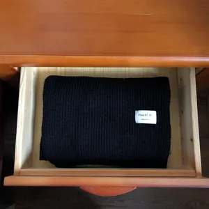 Winter warmer schwarzer Strickschal dicker kuscheliger Wolle Halswärmer Unisex Mode Winter Zubehör
