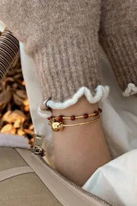 Cozy winter knit gloves for women warm wool fleece touch screen mittens stylish accessory