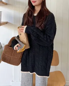 Korean style winter fluffy teddy fleece handbag, soft cozy cute plush tote bag for women.