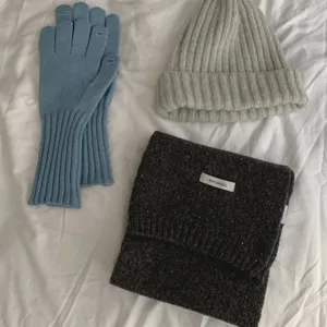 Winter 100% wol gebreide sjaal muts en handschoenen set warme knusse accessoires