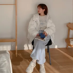Koreanischer Stil Herbst Winter warme Strickhandschuhe fuer Damen,weiche taegliche Modeaccessoires.