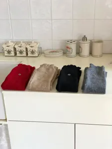 2024 koreaanse stijl wol gebreide kuit sokken herfst winter warme beenwarmers vrouwen