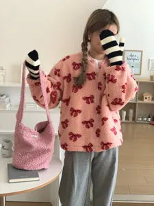 Gants en tricot rayés d'hiver douillets pour femmes et hommes, accessoire élégant.