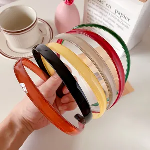 Candy color acrylic hair hoop non slip hair band daily versatile hair accessories for women