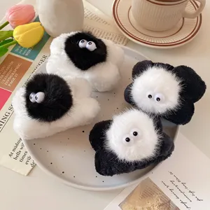 Cute fluffy wrist wash bands, absorbent pom pom wristbands for face washing and spa.