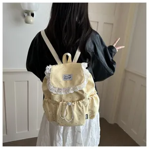 Joli sac à dos cordon étoiles femme, cartable de loisir, sac de voyage tendance quotidien