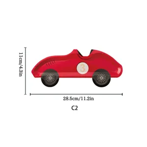Red racing car shaped paper plate for birthday party disposable tableware and festival decor.
