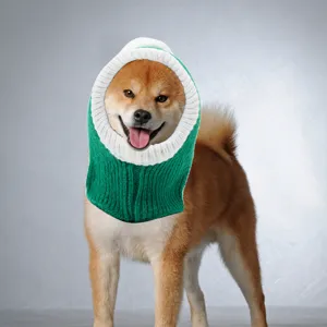 Pet Knit Hat Dog Cat Halloween Christmas Costume Funny Warm Headwear Cute Holiday Party Dress Up Apparel Accessories