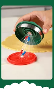 Stampo per biscotti magnetico cambio rapido utensile da forno Natale DIY dolci dettaglio
