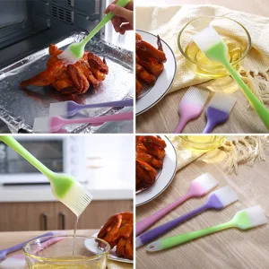 Hochwertiger Silikon-Backpinsel für Kochen, Backen und Grillen in der Küche ideal.