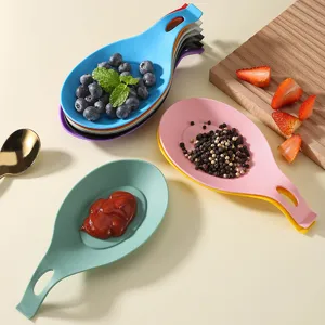 Silikon Löffelablage hitzebeständig Küchenhelfer Halter Set für Kochlöffel und Pfannenwender