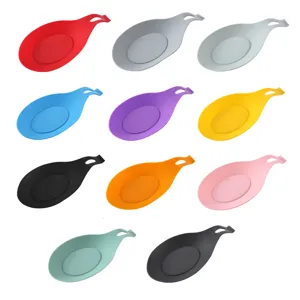 Silikon Löffelablage hitzebeständig Küchenhelfer Halter für Kochlöffel und Spatel Schaufel.