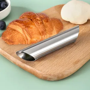 Moule à Croissant en Acier Inoxydable Formes de Cannoli Tubes de Cuisson Cornets de Crème Coques de Pâtisserie Outils de Cuisson de Cuisine