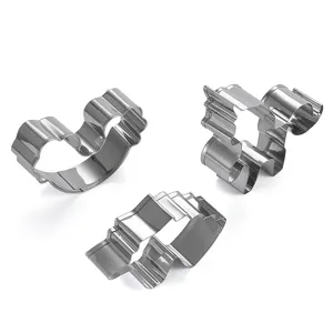 Stainless Steel Unicorn Cookie Cutter 3 Piece Set Fondant Baking Pastry Tool DIY Biscuit Mold Kitchen Baking Supplies