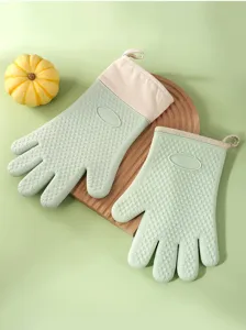 Guanti da forno in silicone resistenti al calore ispessiti cucina antiscottatura antiscivolo