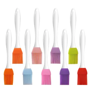 Silicone pastry brushes set small BBQ oil brushes for kitchen baking cooking tools multi-color