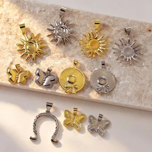 Metall Sonne Schmetterling Hut Hufeisen Anhänger DIY Schmuck Zubehör für Halskette Kaufen