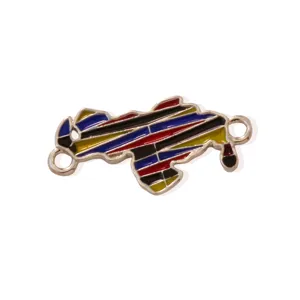 Venezuela map charm pendant DIY metal enamel necklace jewelry accessory fashion component craft 1pc