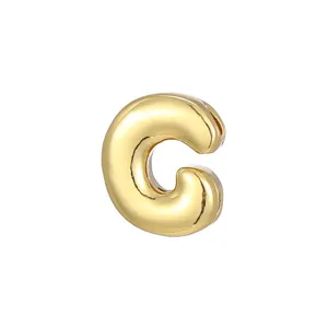 Vergulde ballon letter C hanger bedel voor DIY armband ketting sieraden accessoire
