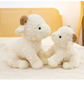 Flauschiges Schaf Plueschtier suesse Kuscheltiere Puppe Kinder Kissen Heimdeko Geschenk