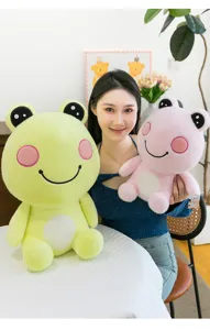 Süßes Plüschfrosch Spielzeug große Augen Frosch Paar Puppe weiche Kuschelpuppe Geschenk Großhandel
